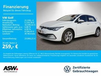 volkswagen golf life 2.0tdi dsg navi klimaautomatik acc rfk
