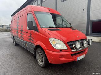 318cdi pitkä retkeilyauto hieno! *vakkari / liesi / suihku / sänky / peruutuskamera / 2x renkaat / tv / navi / katso*