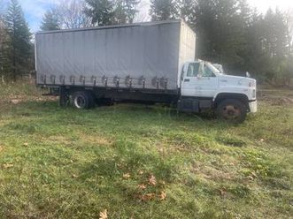 1994 gmc topkick 24 foot curtainside