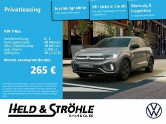 volkswagen t-roc r-line 1.5l tsi dsg ahk rfk iq-drive