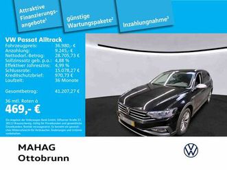 volkswagen passat alltrack 2.0 tdi 4mot. ahk navi led kamer