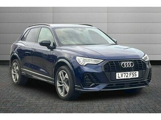 audi q3 tfsi e black edition 45 e s tronic
