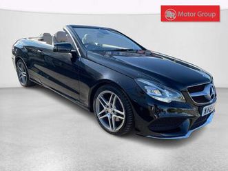 2014 mercedes-benz e class e350 cdi bluetec amg sport 2dr 7g-tronic convertible diesel automatic