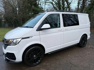 volkswagen transporter t6.1 tdi 6 seat kombi startline swb in candy white - euro six
