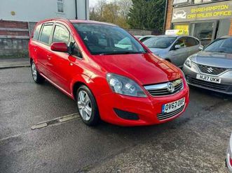 2012 vauxhall zafira 1.7 cdti ecoflex exclusiv euro 5 5dr (snav) mpv diesel manual