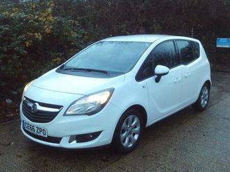 2016 vauxhall meriva 1.4i 16v life 5dr white 58k miles psh years mot warranty mpv petrol manual