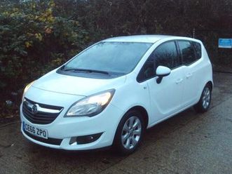 2016 vauxhall meriva 1.4i 16v life 5dr white 58k miles psh years mot warranty mpv petrol manual