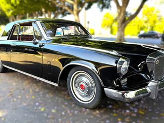 1962 studebaker gran turismo 4-speed