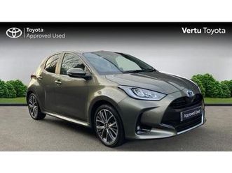 2022 toyota yaris 1.5 hybrid excel 5dr cvt hatchback petrol/electric automatic