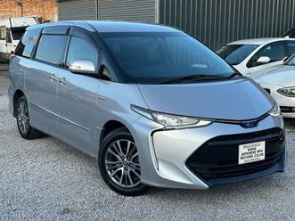 2017 toyota estima hybrid 7 seater (67 plate) premium e-four verified mileage mpv petrol/electric...