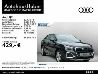audi q2 35 tfsi s tronic ahk virtual matrix kam. shz