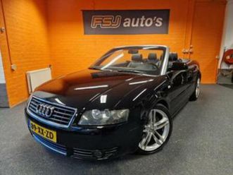 audi a4 cabriolet 2.4 v6 / exclusive / leder / 18 inch / ze — audi — marktplaats