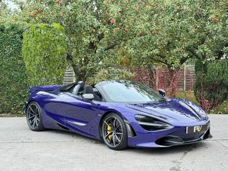 mclaren 720s 4.0t v8 performance spider 2dr petrol ssg euro 6 (start/stop) (720 ps)