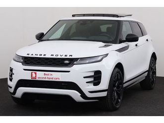 land rover range rover evoque p200 awd r dynamic hse p200 awd r dynamic hse + a/t + gps + leder + camera + pdc + cruise + pano dak + alu 20 + trekhaak