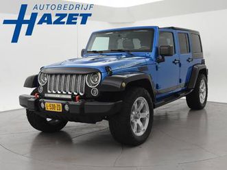 jeep wrangler unlimited 3.6 aut. softtop + hardtop | leder | apple carplay | camera | led | 20 inch a/t