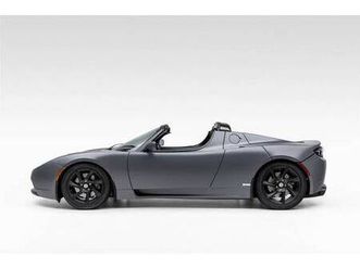 2010 tesla roadster sport, matte grey/red/black with upgraded pem