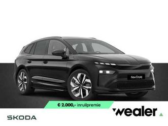 skoda enyaq iv - 85 sportline 286 pk | trekhaak | warmtepomp | panoramadak |