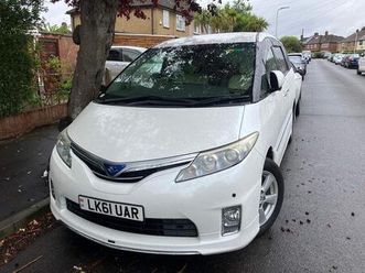 4wd estima hybrid auto (e-four) tiptronic sport 2012, pristine condition leather interior, manufactured in jan 2012, 2.4l extendable foot rest seats