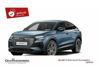 audi q4 sportback 45 e-tron s line acc ahk mmi