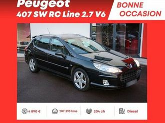 peugeot 407 sw rc line 2.7 hdi v6 204ch boîte automatique