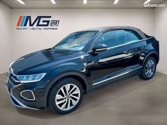 volkswagen t-roc cabriolet 1.5 tsi evo 150 style dsg7 garantie 12 mois + tva recuperable