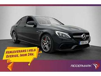 mercedes-benz c 63 s amg sportavgas burmester drivers svsåld