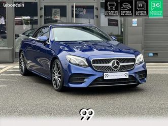 mercedes classe e cabriolet e 300 d - bva 9g-tronic cabriolet - bm 238 amg line - bva phase 1