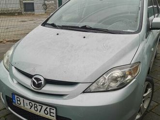 mazda 5, rok 2006, automat, benzyna 2.3 + gaz grabówka • olx.pl