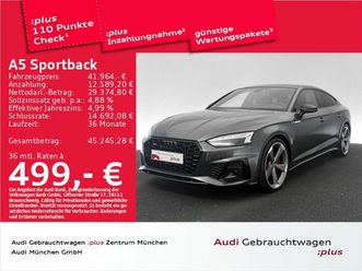 audi a5 sportback 40 tdi qu. s tronic 2x s line pano/