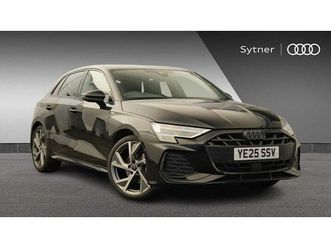 audi a3 sportback black edition 35 tfsi s tronic