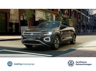 t-roc cabriolet 1.0 tsi -goal- 6-gang rfk/ led/ navi