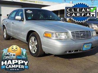 2003 ford crown victoria lx fully loaded leather bucket seats