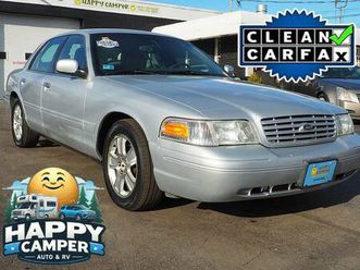 2003 ford crown victoria lx fully loaded leather bucket seats
