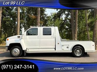 2009 gmc 4500 topkick 55k sportchassis duramax diesel htd leather truck