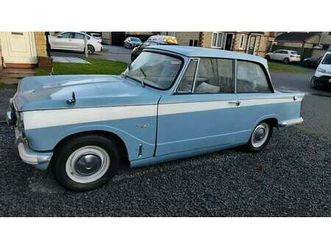 1970 triumph herald bleu manuel, 4 vitesses conduite à dr...