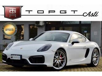 porsche cayman 981 3.4 gts 340cv pdk, uff italiana, perfette condizioni, service porsche, scarico, euro 6b, permute