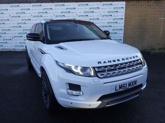 2011 land rover range rover evoque 2.2td prestige lux (190bhp) 4x4 coupe 3d auto