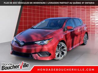 2016 scion im automatique, climatiseur, mags, le precurseur du t