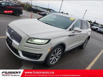 2019 lincoln nautilus select awd-remote start-navigation-heated