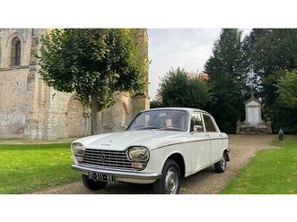 1966 peugeot 204 blanc manuel, 4 vitesses conduite à gauc...