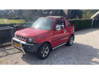 suzuki jimny 1.3 cabrio 4wd 2005 rood — suzuki — marktplaats