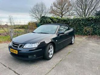 saab 9-3 1.8 t cabrio 2004 espresso black — saab — marktplaats