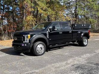 2017 ford f450 xl crew cab dually pick up 6.7l diesel 4x4 toolbox