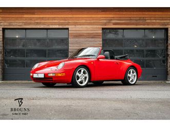 porsche 911 993 carrera 2 cabriolet 272pk | volledig porsche dealeronderhouden