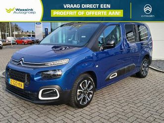 citroën berlingo xl 1.2 puretech 130pk eat8 shine | 7 persoons | navigatie | camera |
