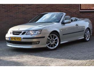 saab 9-3 cabrio 2.8 v6 t aero '05 leder clima cruise zo mee