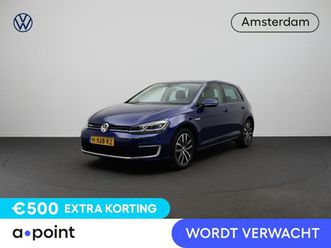 volkswagen e-golf e-dition 136 pk | navigatie | warmtepomp | parkeersensoren | autom. airco | stoelverwarming | voll. digitaal instrumentenpaneel |