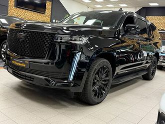 cadillac escalade esv/ 4wd/luxury/top/all black