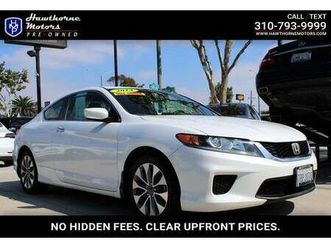 2013 *honda* *accord coupe *2dr i4 automatic lx-s* whit