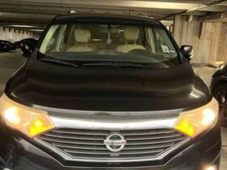 for sale: 2014 nissan quest – black, well-maintained, 7-seater